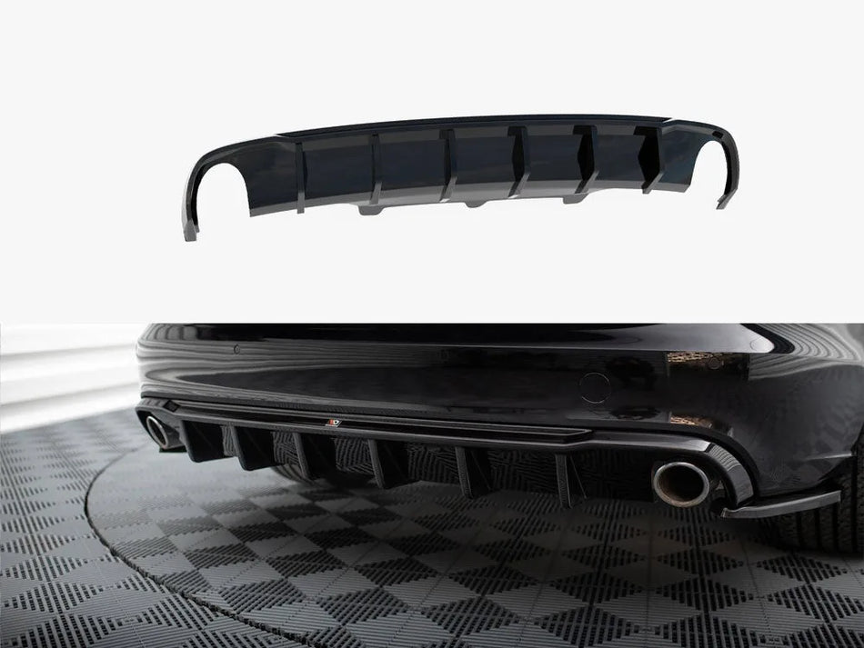 Maxton Rear Valance Audi A6 Sedan / Avant C7 (Version with single exhausts on both sides)