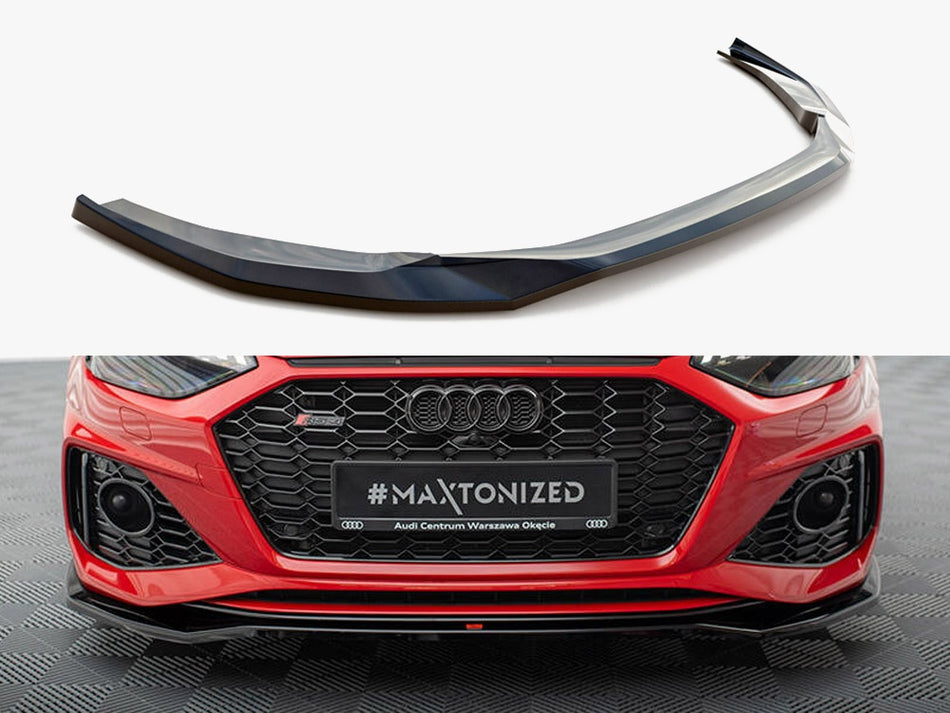 Maxton Front Splitter V.1 Audi RS4 B9 Facelift