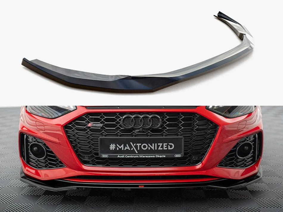 Maxton Front Splitter V.1 Audi RS4 B9 Facelift