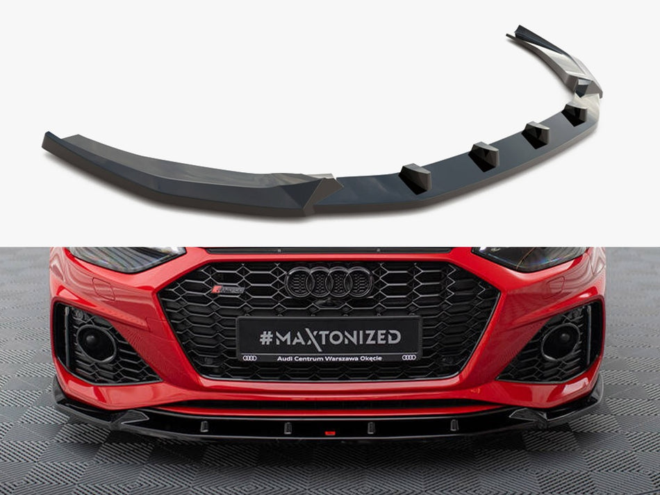 Maxton Front Splitter V.2 Audi RS4 B9 Facelift