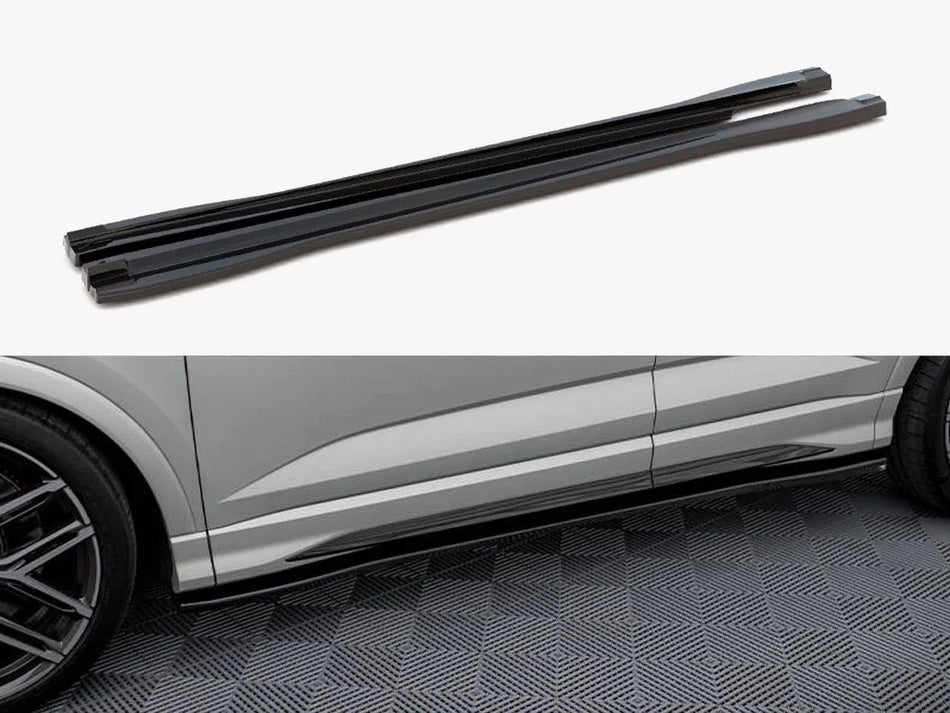 Maxton Side Skirts Diffusers V.2 Audi Q3 S-Line / RSQ3 Sportback / SUV F3