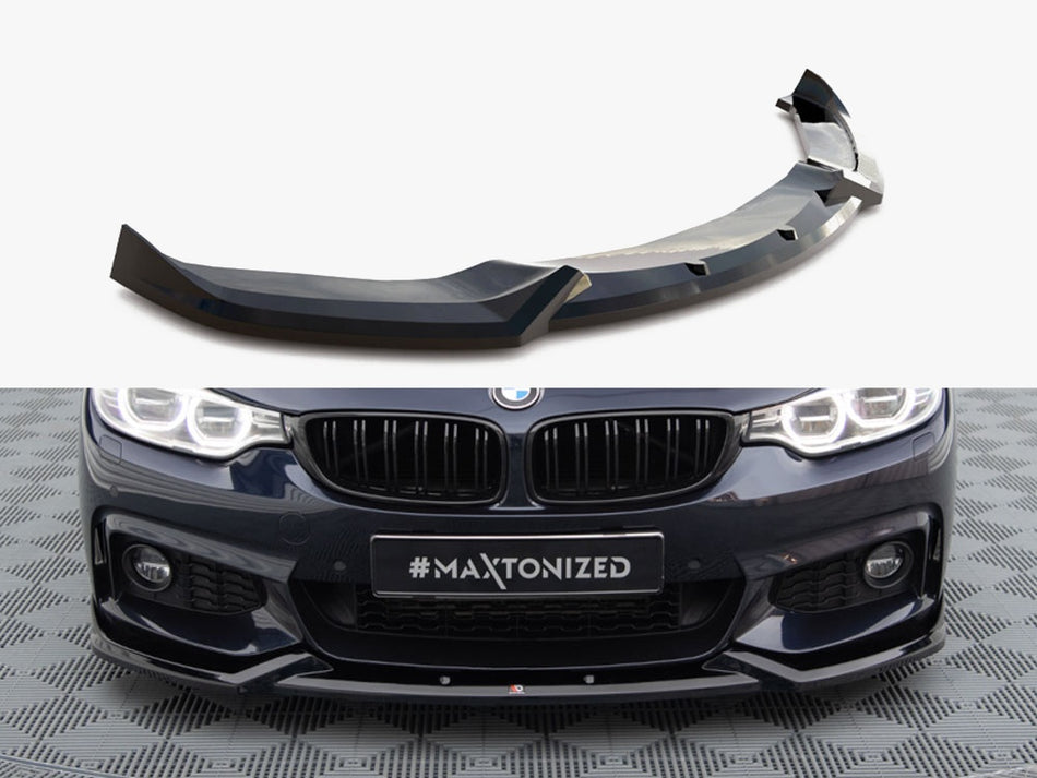 Maxton Front Splitter V.5 BMW 4 Coupe / Gran Coupe / Cabrio M-Pack F32 / F36 / F33