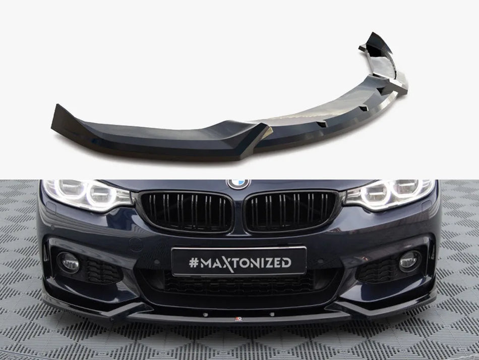 Maxton Front Splitter V.5 BMW 4 Coupe / Gran Coupe / Cabrio M-Pack F32 / F36 / F33