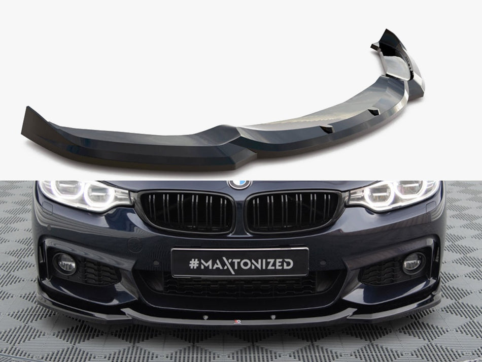Maxton Front Splitter V.6 BMW 4 Coupe / Gran Coupe / Cabrio M-Pack F32 / F36 / F33