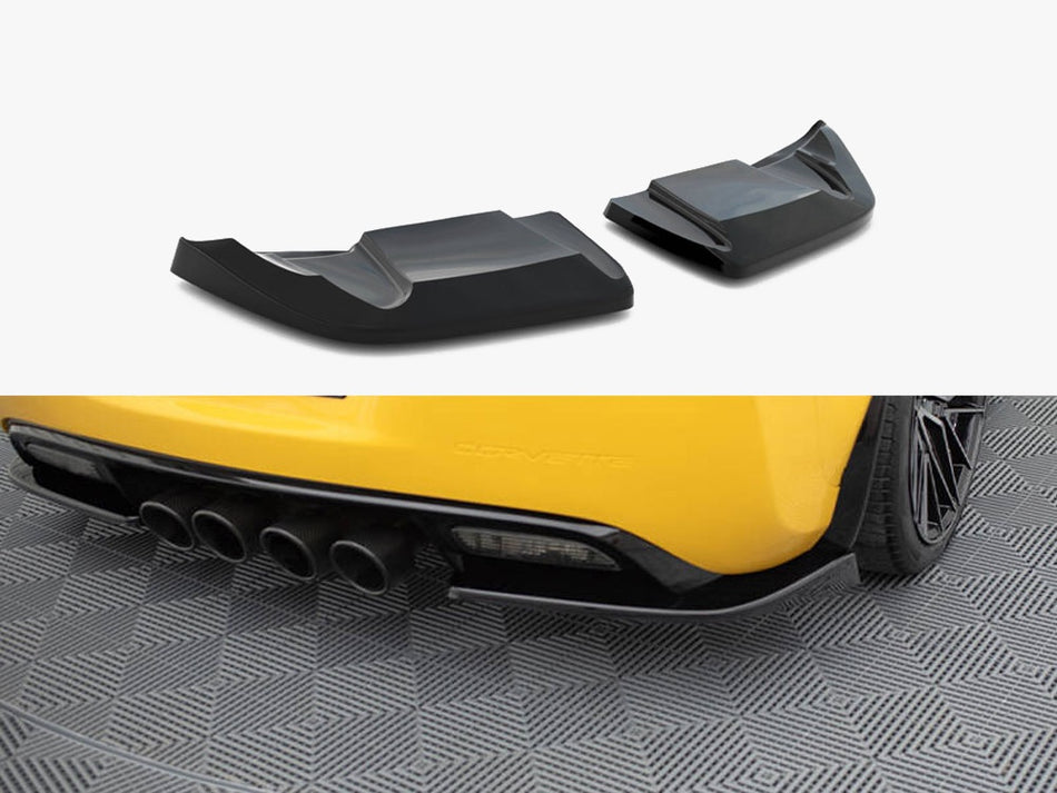 Maxton Rear Side Splitters Chevrolet Corvette Widebody C6