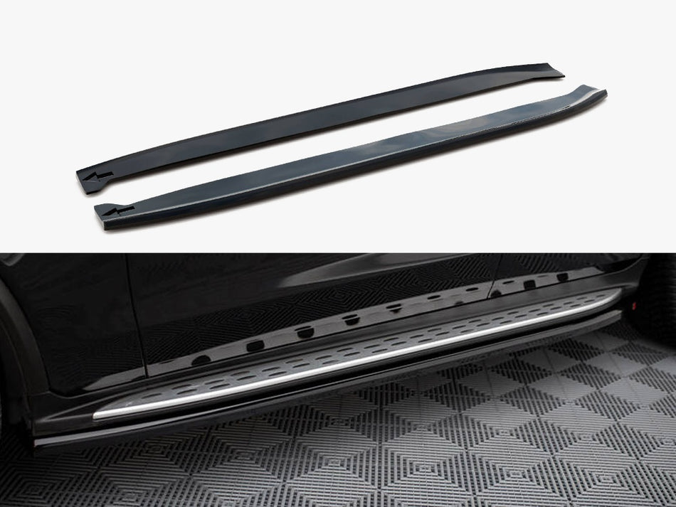 Maxton Side Skirts Diffusers Mercedes-AMG GLC 63 SUV / Coupe X253 / C253