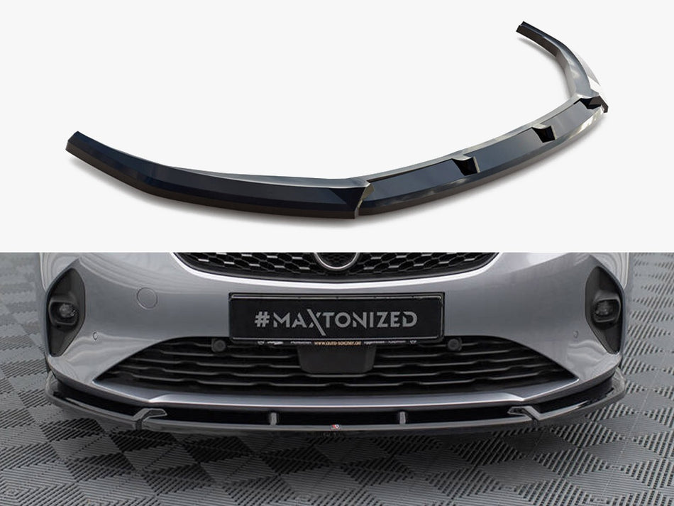 Maxton Front Splitter V.1 Opel Corsa F (Mk6)