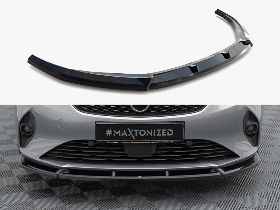 Maxton Front Splitter V.1 Opel Corsa F (Mk6)