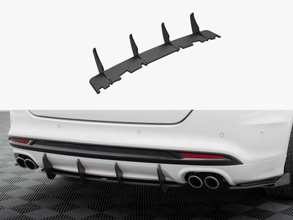 Maxton Street PRO Rear Diffuser Ford Mondeo Sport Mk5 Facelift / Fusion Sport Mk2 Facelift