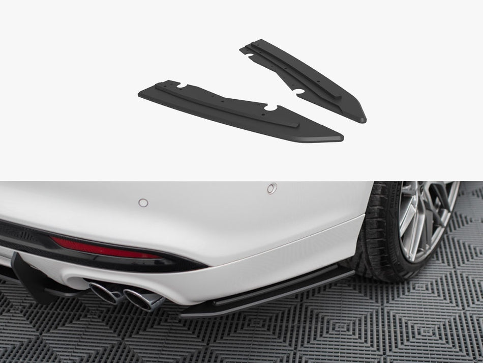 Maxton Street Pro Rear Side Splitters Ford Mondeo Sport Mk5 Facelift / Fusion Sport Mk2 Facelift
