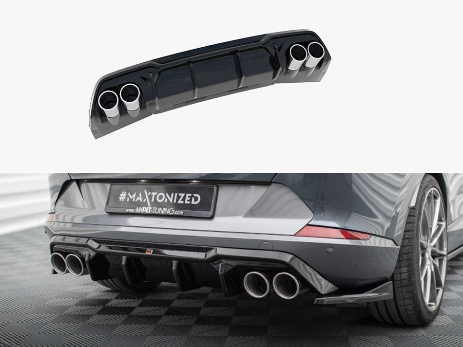 Maxton Rear Valance V.3 + Exhaust Ends Imitation Cupra Formentor Mk1