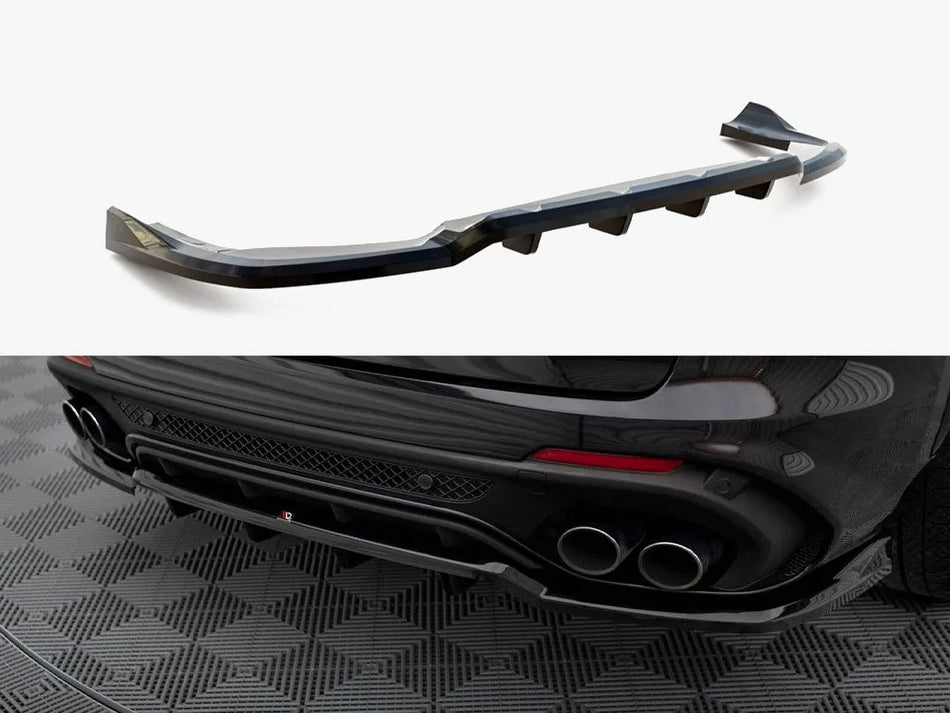 Maxton Rear Splitter (Vertical Bars) Alfa Romeo Stelvio Quadrifoglio Mk1