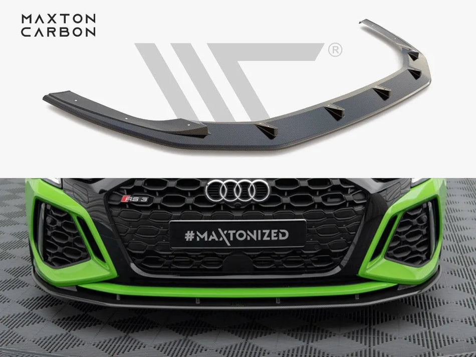 Maxton Carbon Fiber Front Splitter Audi RS3 Sedan / Sportback 8Y