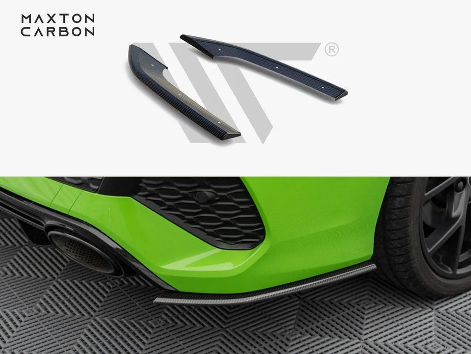 Maxton Carbon Fiber Rear Side Splitters Audi RS3 Sedan 8Y