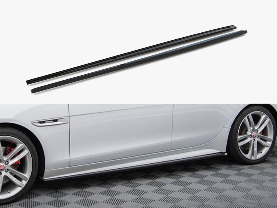 Maxton Side Skirts Diffusers Jaguar XE R-Sport X760