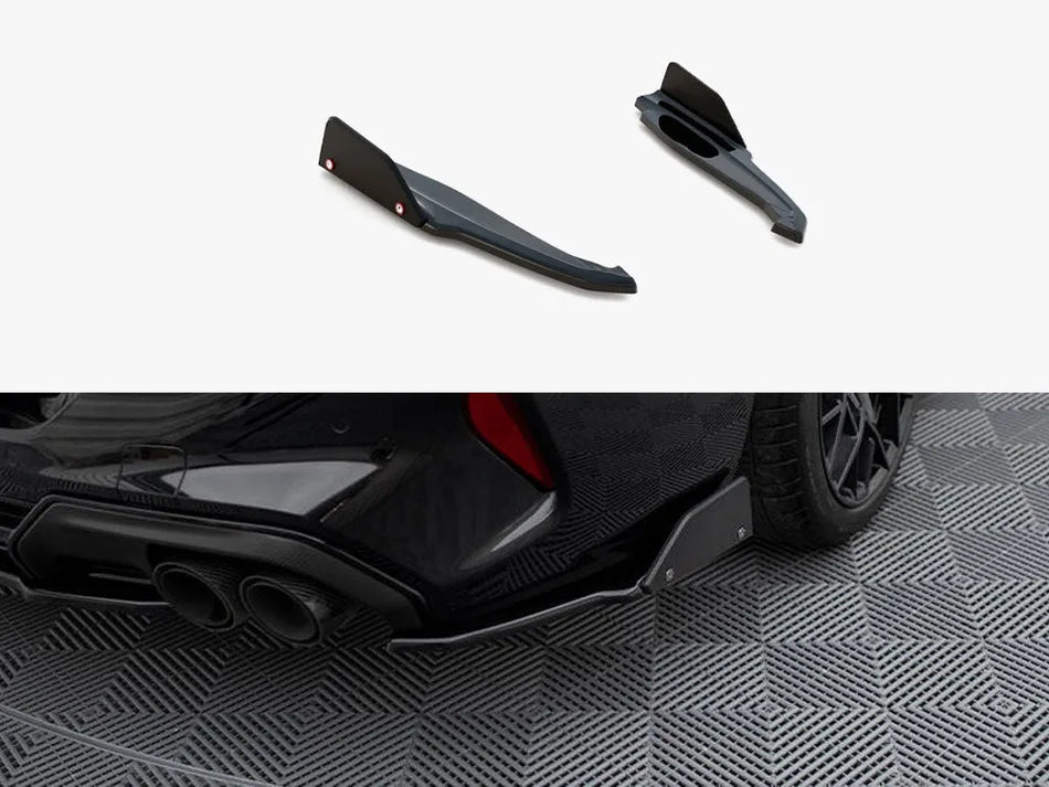 Maxton Rear Side Splitters V.1 + Flaps BMW M8 Gran Coupe F93