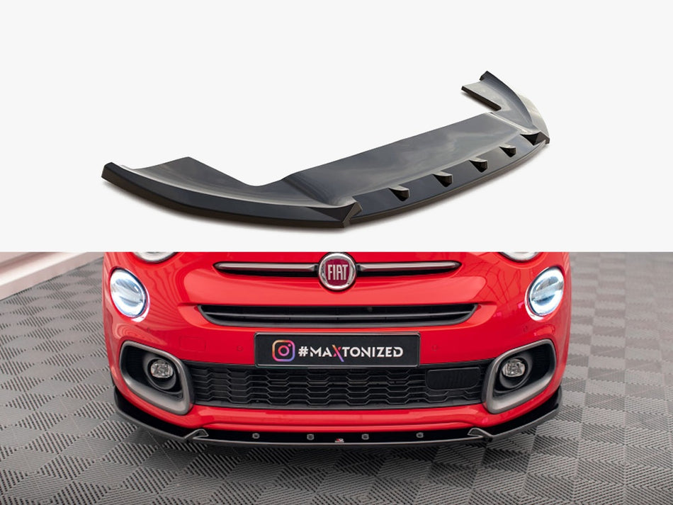 Maxton Front Splitter Fiat 500X Sport Mk1 Facelift