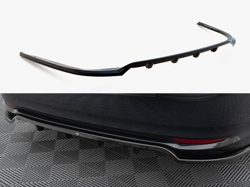 Maxton Rear Splitter (Vertical Bars) Toyota Avensis Sedan Mk3 Facelift
