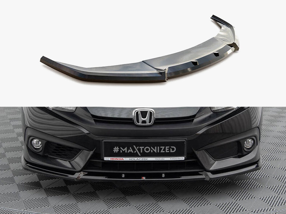 Maxton Front Splitter V.1 Honda Civic Mk10