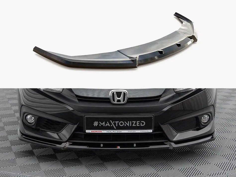 Maxton Front Splitter V.1 Honda Civic Mk10