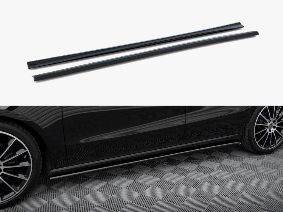 Maxton Side Skirts Diffusers Mercedes-Benz CLA C118