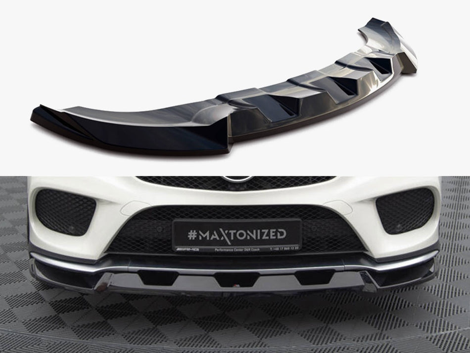 Maxton Front Splitter V.1 Mercedes-Benz GLE Coupe 43 AMG / AMG-Line C292