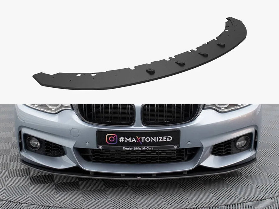 Maxton Street PRO Front Splitter BMW 4 Coupe / Gran Coupe / Cabrio M-Pack F32 / F36 / F33