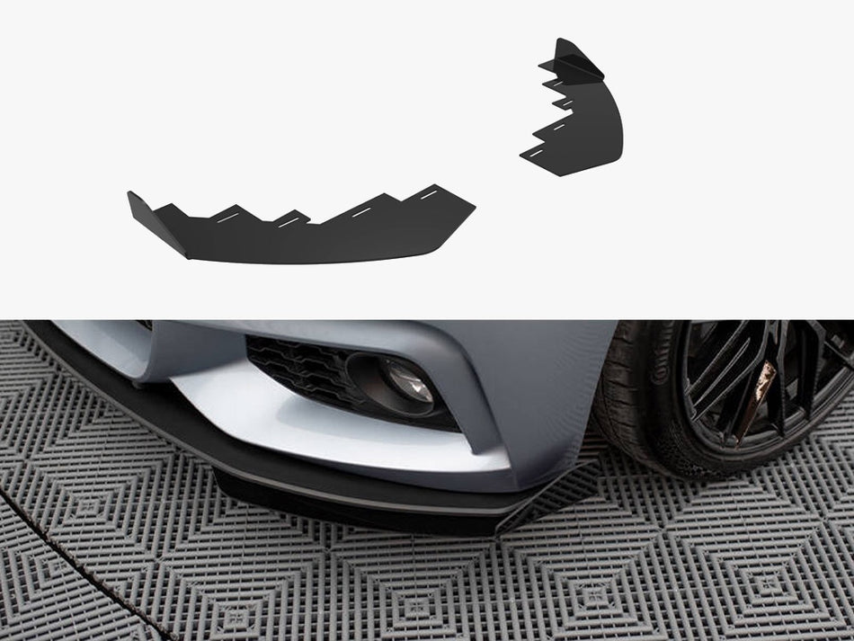 Maxton Front Flaps BMW 4 Coupe / Gran Coupe / Cabrio M-Pack F32 / F36 / F33