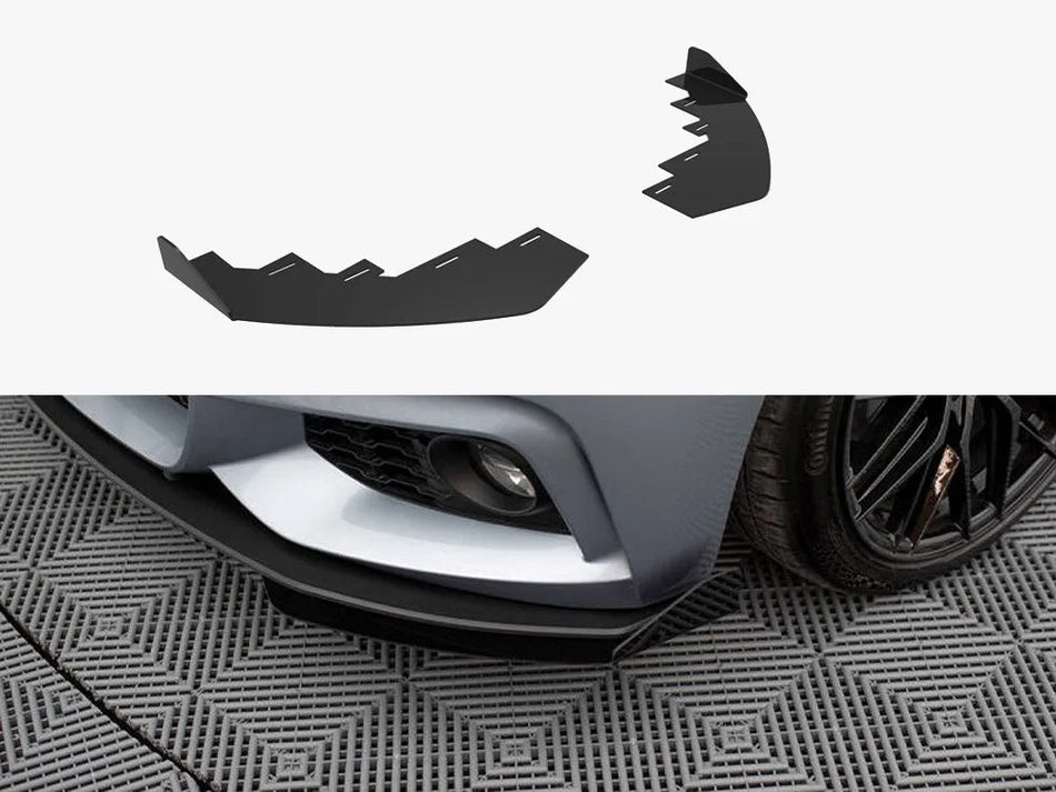 Maxton Front Flaps BMW 4 Coupe / Gran Coupe / Cabrio M-Pack F32 / F36 / F33