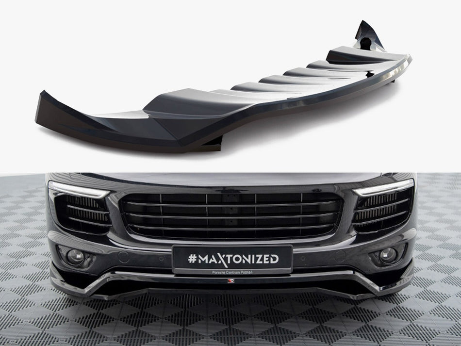 Maxton Front Splitter Porsche Cayenne Mk2 Facelift