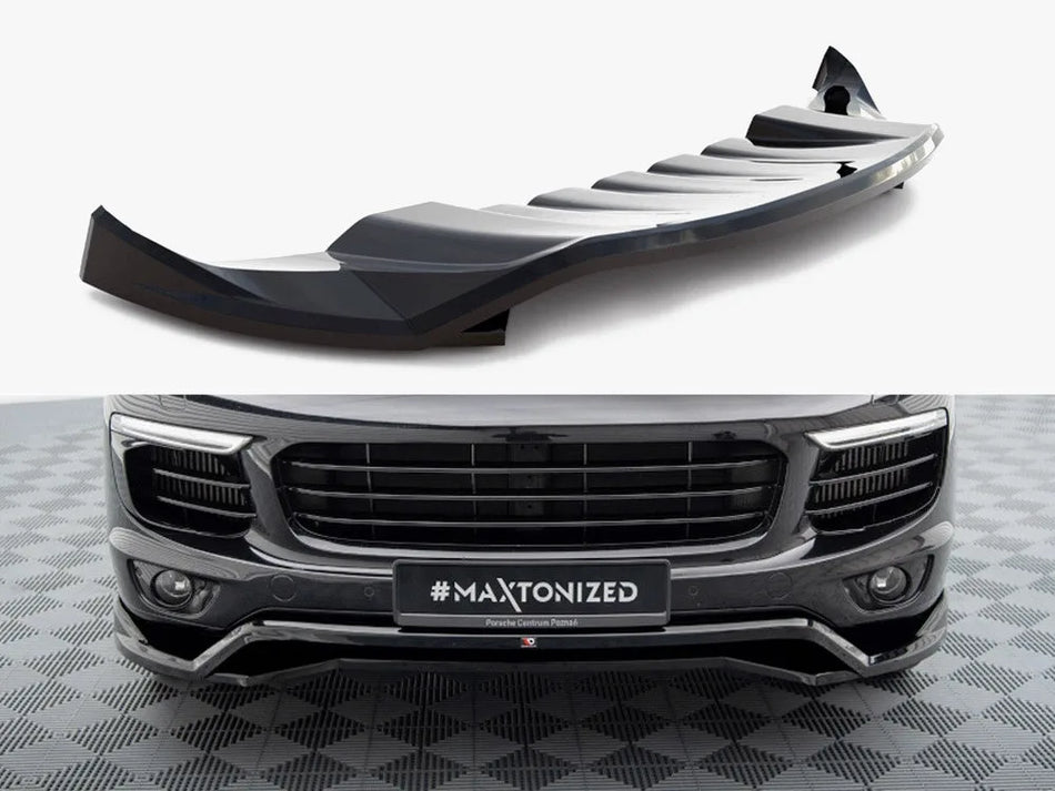 Maxton Front Splitter Porsche Cayenne Mk2 Facelift
