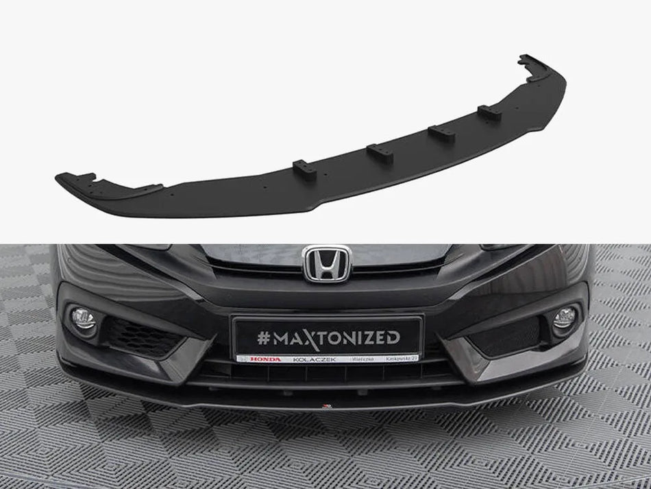 Maxton Street PRO Front Splitter Honda Civic Mk10