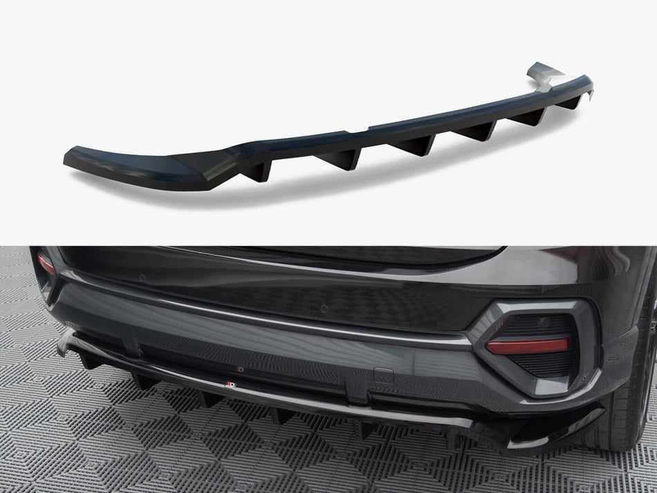 Maxton Central Rear Splitter (Vertical Bars) Audi Q3 Sportback F3