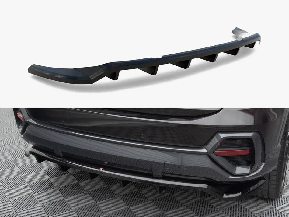 Maxton Central Rear Splitter (Vertical Bars) Audi Q3 Sportback F3