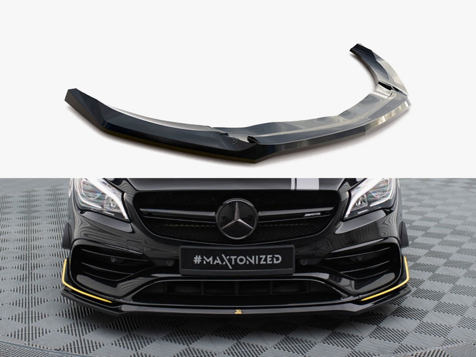 Maxton Front Splitter V.3 Mercedes-AMG CLA 45 Aero C117 Facelift