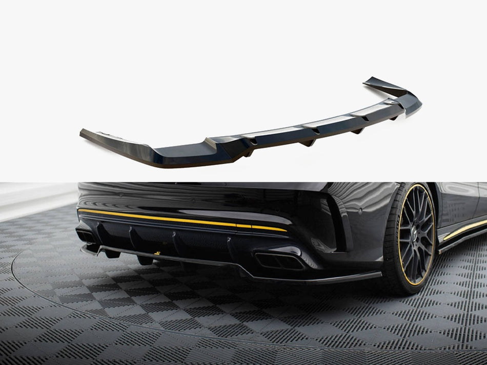 Maxton Rear Splitter (Vertical Bars) Mercedes-AMG CLA 45 C117 Facelift
