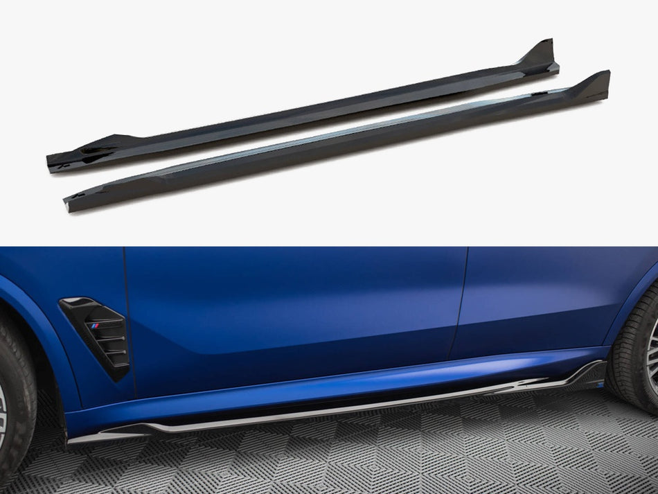 Maxton Side Skirts Diffusers V.2 BMW X5 M-Pack G05 Facelift