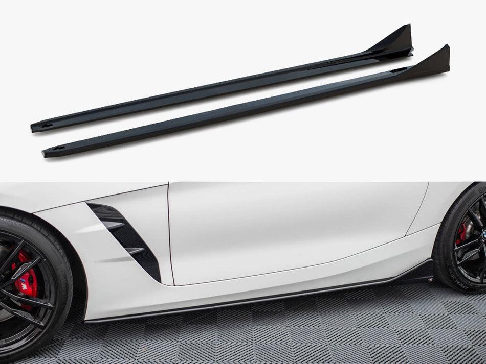 Maxton Side Skirts Diffusers BMW Z4 M40i / M-Pack G29 Facelift