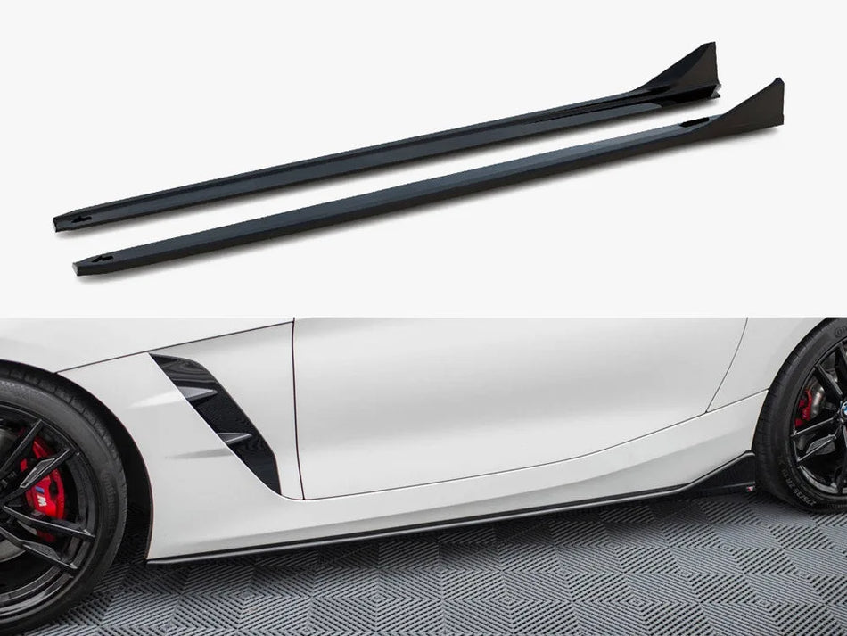 Maxton Side Skirts Diffusers BMW Z4 M40i / M-Pack G29 Facelift