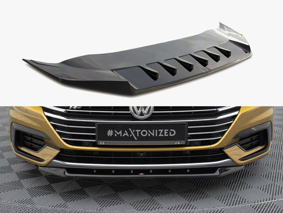 Maxton Front Splitter V.2 VW Arteon R-Line - Carbon Look