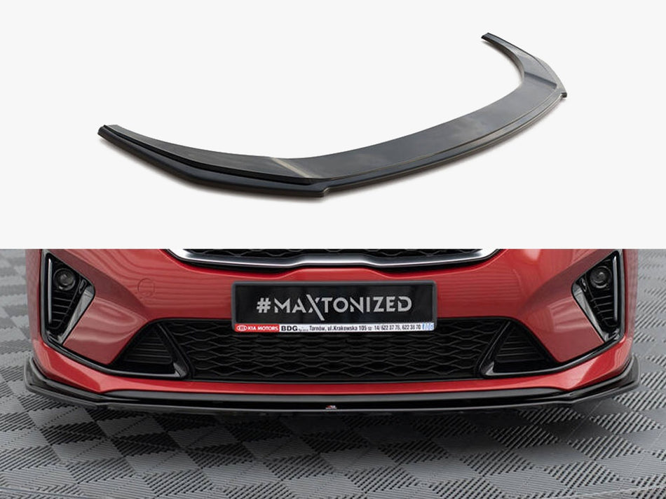 Maxton Front Splitter V.1 Kia Ceed GT / GT-Line Mk3 / ProCeed Mk1
