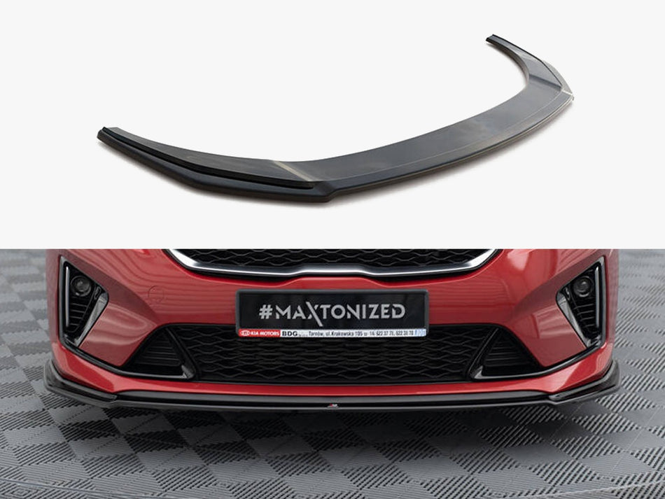 Maxton Front Splitter V.2 Kia Ceed GT / GT-Line Mk3 / ProCeed Mk1