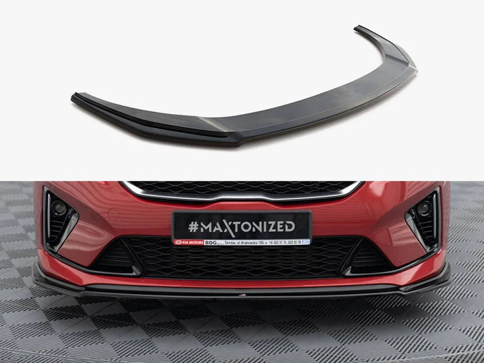 Maxton Front Splitter V.2 Kia Ceed GT / GT-Line Mk3 / ProCeed Mk1