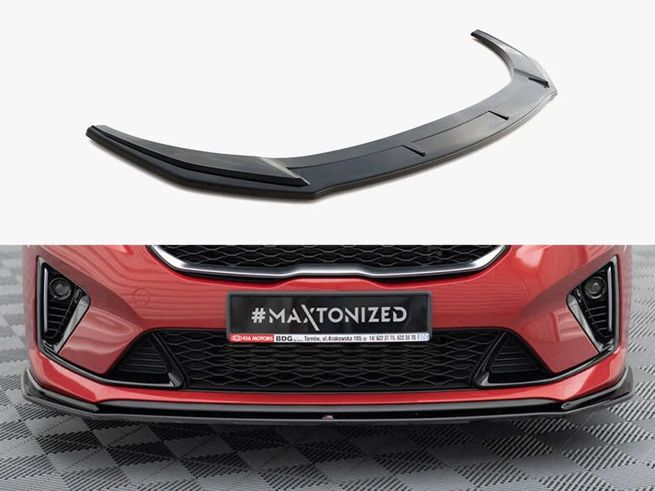 Maxton Front Splitter V.3 Kia Ceed GT / GT-Line Mk3 / ProCeed Mk1