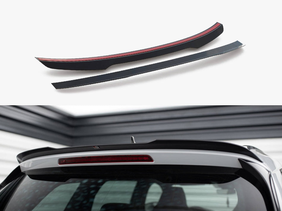 Maxton Spoiler CAP V.2 Skoda Kodiaq Mk1 Sportline / RS - Carbon Look