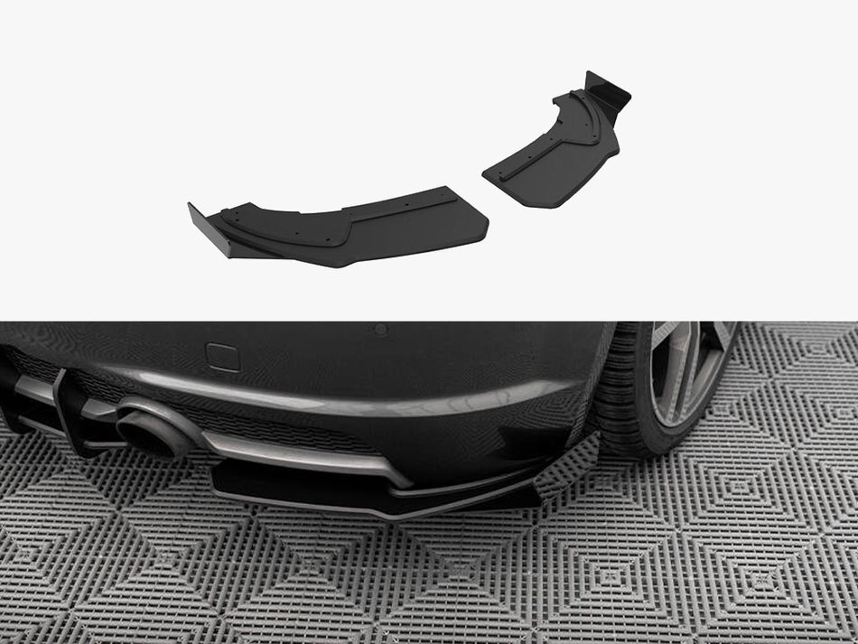 Maxton Street Pro Rear Side Splitters + Flaps Audi TT S-Line 8S