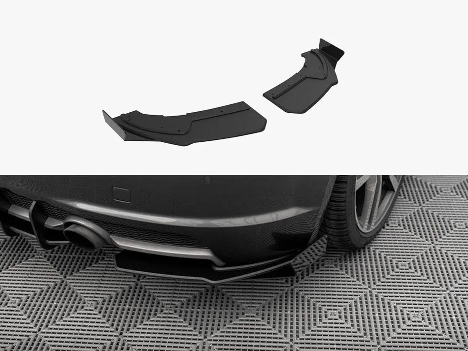 Maxton Street Pro Rear Side Splitters + Flaps Audi TT S-Line 8S