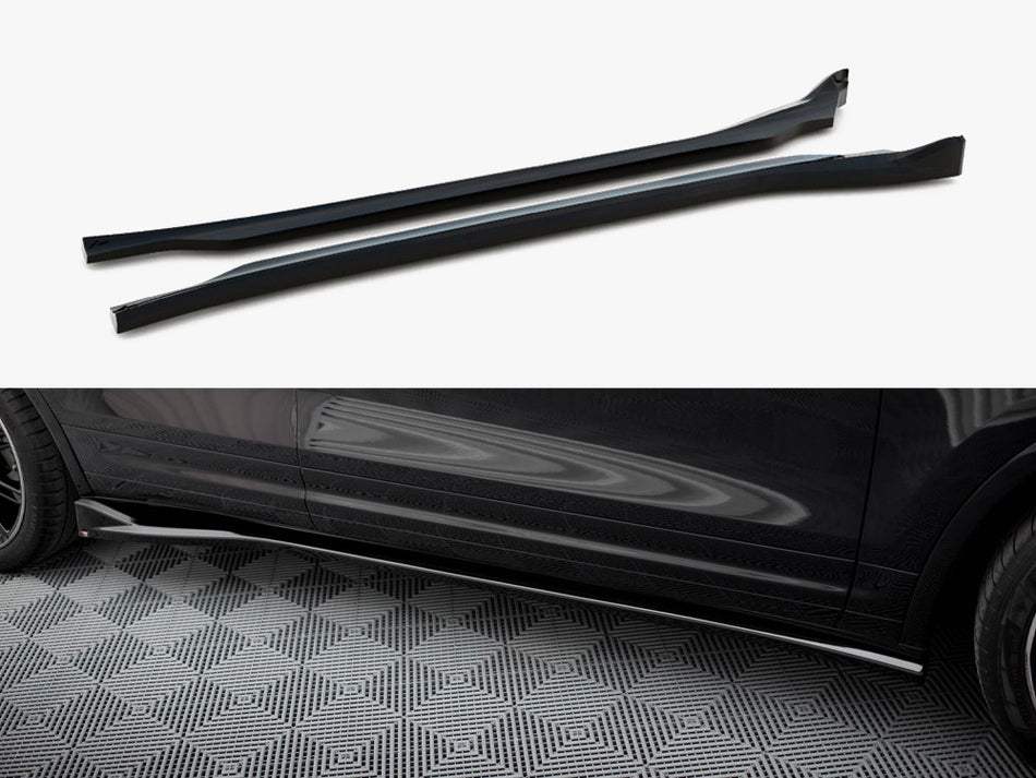 Maxton Side Skirts Diffusers Porsche Cayenne Mk2 Facelift