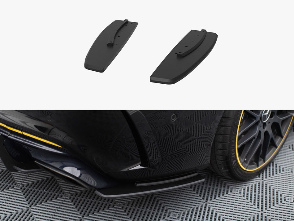 Maxton Street Pro Rear Side Splitters Mercedes-AMG CLA 45 C117 Facelift
