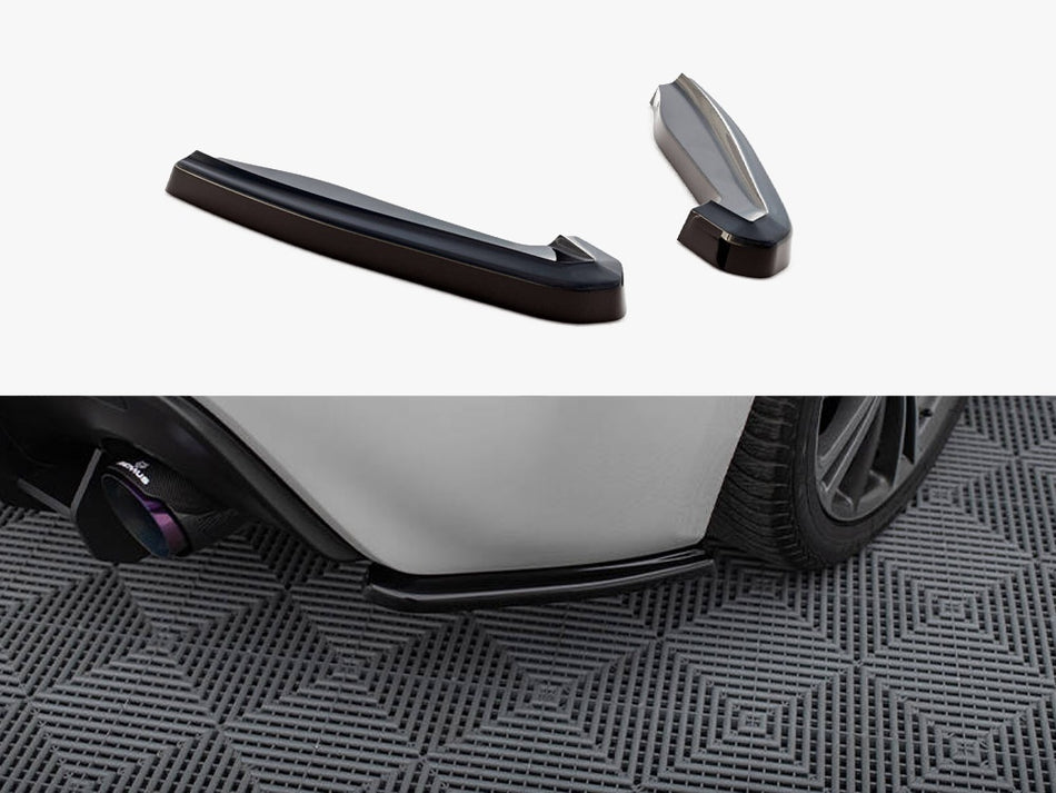 Maxton Rear Side Splitters V.1 Subaru BRZ Mk1 / Mk1 Facelift - Carbon Look